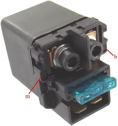 New Starter Solenoid Relay Compatible with Honda CB750SC Nighthawk 750 Motorcycle 1991 1992 1993 1994 1995 1996 1997 1998 1999 2000 2001 2002 2003 35850-MT4-000, 35850-MR5-007 in Saudi Arabia