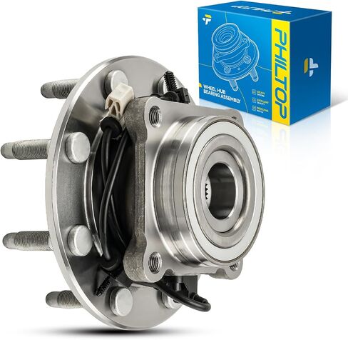 PHILTOP 515058 Front Wheel Hub Bearing Assembly for Silverado 2500 HD 2001-2006, Yukon XL 2500 2000-2006, Suburban 2500 2000-2006, Silverado 3500 Classic 2007, Silverado 3500 2004-2006 8 Lugs W/ABS in Saudi Arabia