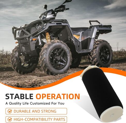 1UY-14451-00-00 Air Filter Guide End Cap Set Compatible with Yamaha Grizzly 600 YFM600 1998-2001 Grizzly 660 YFM660 2002-2008 Raptor 350 YFM350 1987-2013 Replaces 1UY-14458-01 1UY-14468-00 in Saudi Arabia