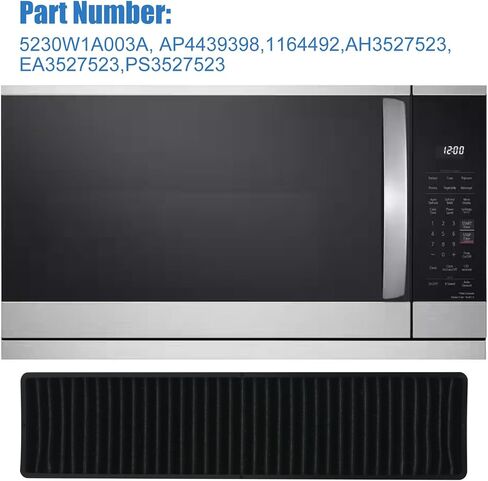 MDX61912701 ميكروويف تنفيس مصبغة استبدال متوافق مع أجزاء Microwave LG ， استبدال أجزاء مجموعة الميكروويف AP5202555 ، 2119394 ، AH3535252 ، EA3535252 ، تأتي مع 2PC ميكروويف فلتر 5230W1A003A in Kuwait