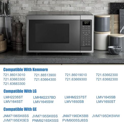 MDX61912701 ميكروويف تنفيس مصبغة استبدال متوافق مع أجزاء Microwave LG ， استبدال أجزاء مجموعة الميكروويف AP5202555 ، 2119394 ، AH3535252 ، EA3535252 ، تأتي مع 2PC ميكروويف فلتر 5230W1A003A in Kuwait