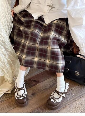 ZQW Women's Kawaii Lolita Shunky Mary Jane Shoes with Bow To Tealthetic Round Round Toe Goth Platfor in Kuwait