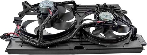 مجموعة مروحة التبريد المزدوجة المبرد متوافقة مع 2000-2002 Audi TT 2000-2006 TT Quattro 1999-2006 Volkswagen Golf 1999-2005 Jetta VW3115103 in Saudi Arabia