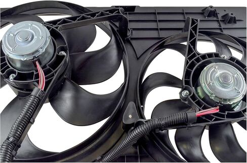 مجموعة مروحة التبريد المزدوجة المبرد متوافقة مع 2000-2002 Audi TT 2000-2006 TT Quattro 1999-2006 Volkswagen Golf 1999-2005 Jetta VW3115103 in Saudi Arabia