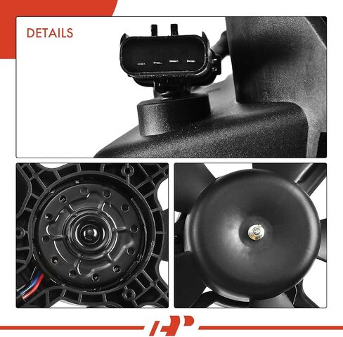 A-Premium Engine Radiator Cooling Fan Assembly Compatible with Select Chrysler & Dodge Models - 300M 1999-2004, Concorde 1998-2004, LHS 1999-2001, Intrepid 1998-2004 - Replace# 4596402AA, 5072180AB in Saudi Arabia