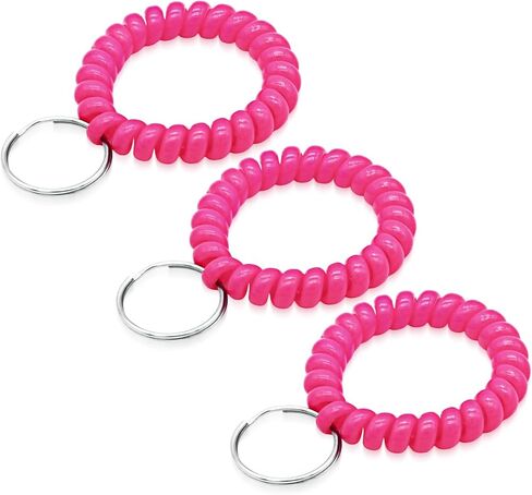 سلسلة مفاتيح لفائف Tenoc Spiral 3 PCS ، حامل سلسلة مفاتيح مضاد للاشئ in Kuwait