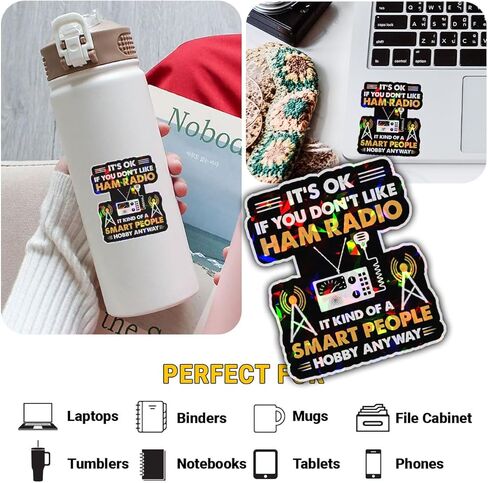 3 قطع لا بأس إذا كنت لا تحب ملصق راديو لحم الخنزير، هدايا لمشغلي راديو لحم الخنزير الهواة مشغل راديو لحم الخنزير ملصق مضحك لراديو الهواة ملصقات هدايا لأجهزة الكمبيوتر المحمول وزجاجة الماء وخوذة السيارة مقاس 3 × 3 بوصة in Kuwait