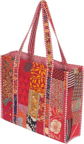 Marubhumi Women Lightweight Travel Bag Purse Cotton Shoulder Tote Bag For Shopping Grocery & Beach Bag in Kuwait