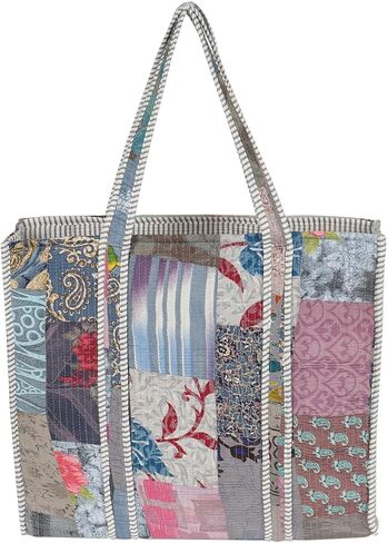 Marubhumi Women Lightweight Travel Bag Purse Cotton Shoulder Tote Bag For Shopping Grocery & Beach Bag in Kuwait