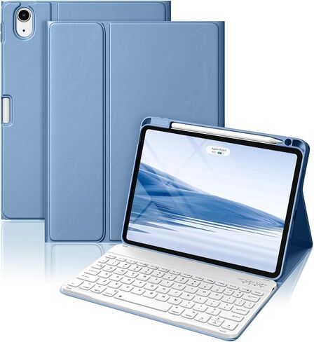Wenlaty for iPad Air 11-inch Case with Keyboard & Air 5th/4th Gen 10.9'' in Saudi Arabia