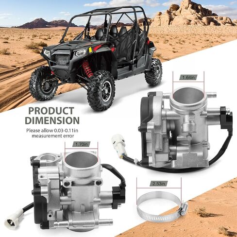 Throttle Body متوافق مع Polaris Sportsman 700 800 2004-2014 Ranger 700 2005 RZR 800 2008-2009 1202836 in Saudi Arabia