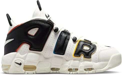 حذاء Nike Air More Uptempo 96 للرجال، أسود/أبيض-متعدد الألوان، 13 in Saudi Arabia