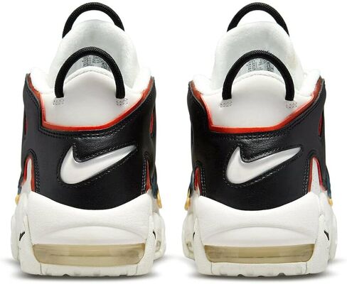 حذاء Nike Air More Uptempo 96 للرجال، أسود/أبيض-متعدد الألوان، 13 in Saudi Arabia