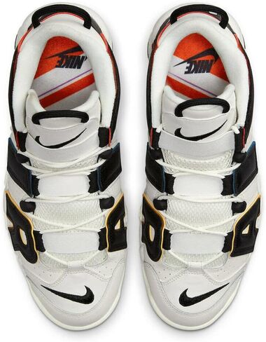 حذاء Nike Air More Uptempo 96 للرجال، أسود/أبيض-متعدد الألوان، 13 in Saudi Arabia