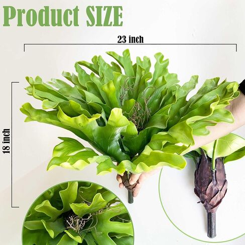 Casktcom® Large Fake Tropical Plant 23 Inch，UV Resistant Artificial Plants Outdoor，Realistic Agave Plant Artificial for Front Porch Outdoor Indoor Decor in Saudi Arabia