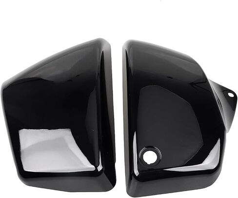 Chrome Side Battery Fairing Cover For H-onda Shadow Aero 1100 VT1100T Tour/VT1100C2/VT1100C3/VT1100T Tour Black/VT1100C3 Black 1999-2008 in Saudi Arabia