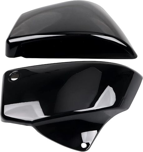 Chrome Side Battery Fairing Cover For H-onda Shadow Aero 1100 VT1100T Tour/VT1100C2/VT1100C3/VT1100T Tour Black/VT1100C3 Black 1999-2008 in Saudi Arabia