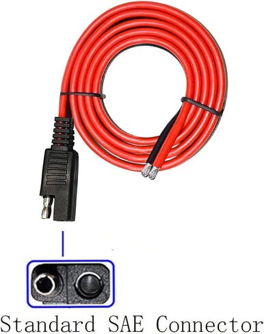 SAE Quick Connector Disconnect Plug SAE Automotive Extension Cable, Solar Panel - 1m/3.28ft (12AWG) in Kuwait