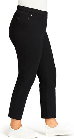 Women's Plus Size Tapered Knit Pull On Jean in Saudi Arabia