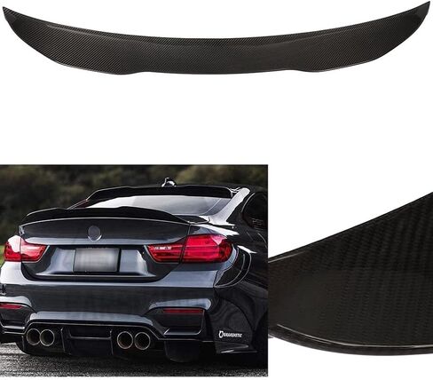 ECCPP PSM Style Rear Trunk Spoiler Wing Carbon Fiber fit for 2014-2019 for BMW F32 420i 428i 430i 435i 440i Coupe Spoiler Wing Glossy Black Rear Trunk Lip Spoiler in Saudi Arabia