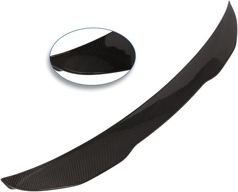 ECCPP PSM Style Rear Trunk Spoiler Wing Carbon Fiber fit for 2014-2019 for BMW F32 420i 428i 430i 435i 440i Coupe Spoiler Wing Glossy Black Rear Trunk Lip Spoiler in Saudi Arabia