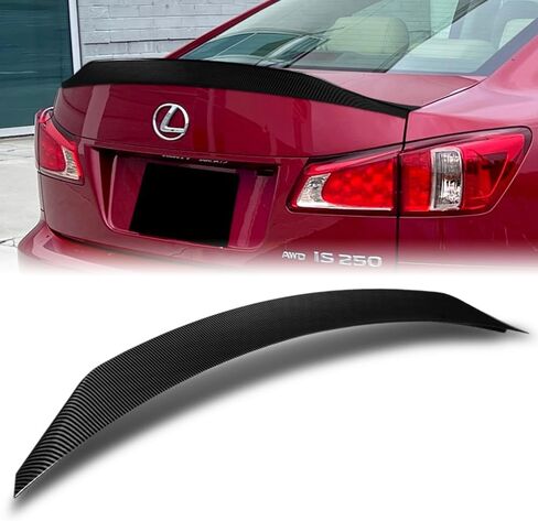 Q1-tech ، spoyp reac wing spoiler متوافق مع لكزس IS250 / IS350 / ISF 2006-2013 ، المفسد الخلفي للحذاء الجذع في الجناح الخلفي ، ABS (Pearl White) in Kuwait