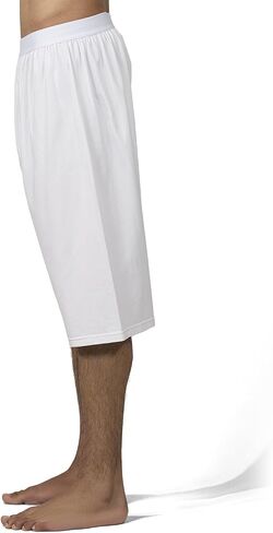 MeMoi 2 Pair Men's Knee-Length Cotton Rich Knit Boxer Shorts in Saudi Arabia