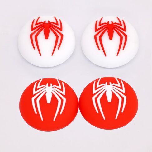 4 PCS Thumb Grips Stick Joystick Cap for PS5 PS4 PS2 Switch Pro for Xbox Series S Xbox One Xbox 360 Silicone Thumbstick Joystick Cover (Color 5) in Kuwait