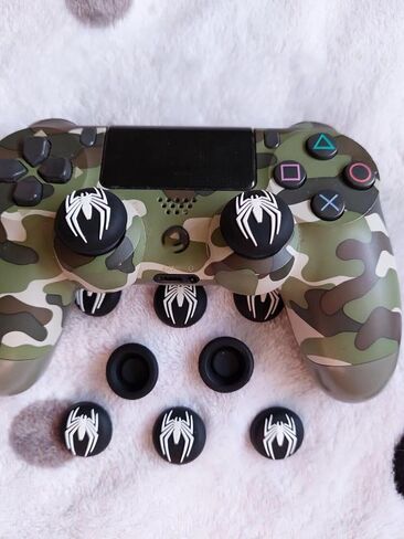 4 PCS Thumb Grips Stick Joystick Cap for PS5 PS4 PS2 Switch Pro for Xbox Series S Xbox One Xbox 360 Silicone Thumbstick Joystick Cover (Color 5) in Kuwait