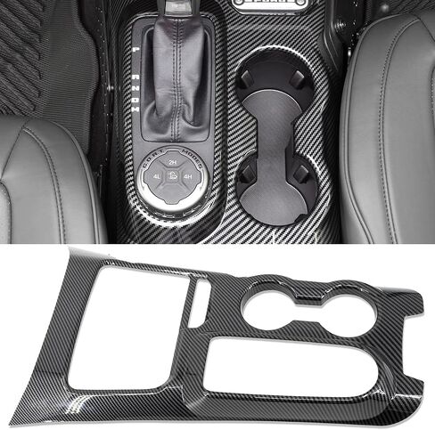 غطاء لوحة شيفتر IAG I-Line في Gloss Carbon for Ford Bronco 2021+ 2/4 Door Tommismance فقط (وليس الرياضة) in Kuwait