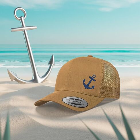 Snapback Cap للرجال والنساء | مطرزة مرساة الشاحنة قبعات | قبعات snapback شبكة للرجال والنساء in Kuwait