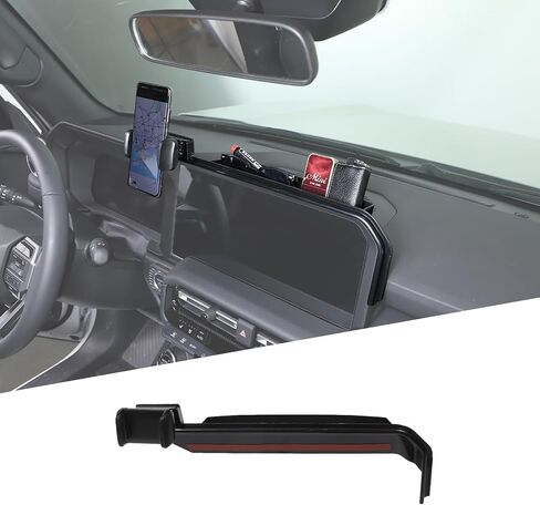 Center Console Multi -Mount Holder Holder Box TOP FOR TOYOTA LAND CRARISER 250 PRADA 2024 2025 ، منظم صينية التخزين الخلفي لشاشة التنقل ، حامل الأسلحة التثبيت - النمط أ in Saudi Arabia
