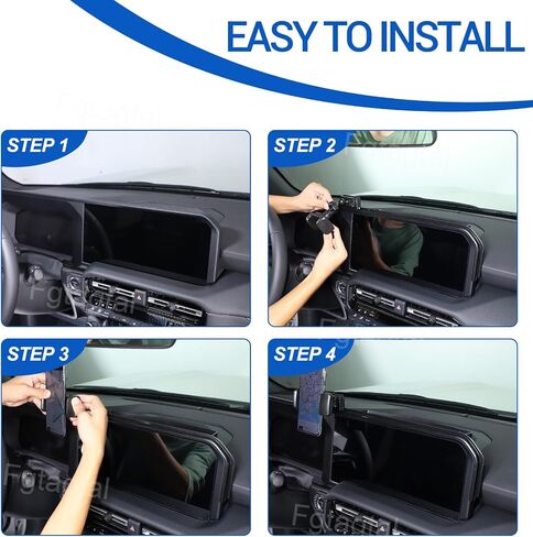 Center Console Multi -Mount Holder Holder Box TOP FOR TOYOTA LAND CRARISER 250 PRADA 2024 2025 ، منظم صينية التخزين الخلفي لشاشة التنقل ، حامل الأسلحة التثبيت - النمط أ in Saudi Arabia