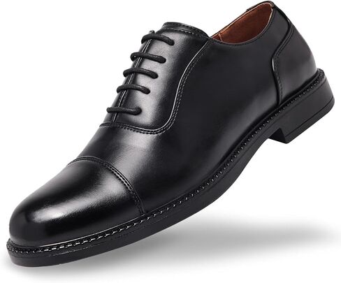 Silentcare Men's Dress Shoes الرسمية Oxford Business Most Classic Lace Up Shoes in Kuwait