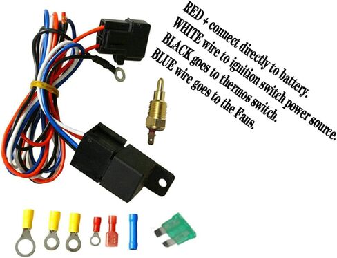 المبرد الألمنيوم لعام 1985-1997 فورد F Super Duty Bronco F150 F250 F350 F53 5.0L 5.8L 7.3 7.5L V8 Engine ، 1986 1987 1988 1989 1990 (3 ROW RADIATORS+2X 12''FAN SWAND+RELAY) in Kuwait