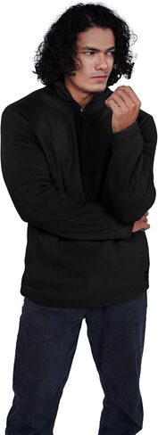 MENS MOCK NECK ZIPPER JACKET, MICRO FIBER FLEECE in Kuwait