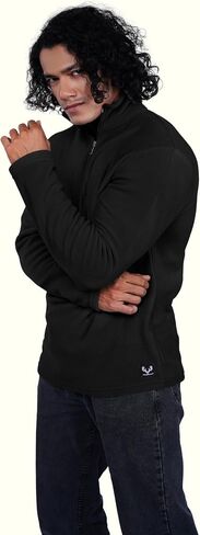 MENS MOCK NECK ZIPPER JACKET, MICRO FIBER FLEECE in Kuwait