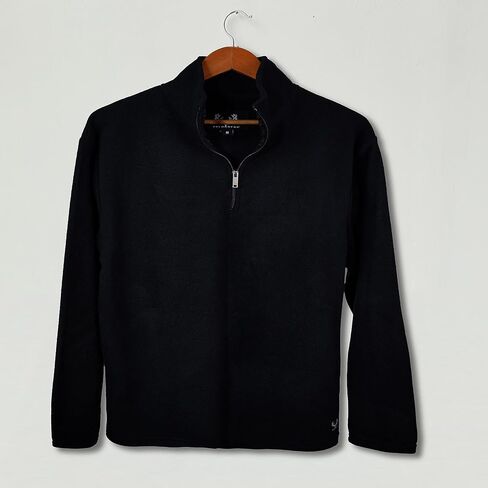 MENS MOCK NECK ZIPPER JACKET, MICRO FIBER FLEECE in Kuwait