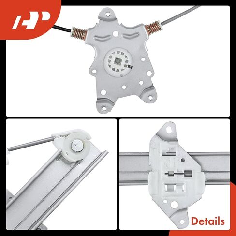 A-Premium Rear Left Driver Side Electric Power Window Regulator Without Motor Compatible with Mitsubishi Lancer 2003-2007 in Saudi Arabia