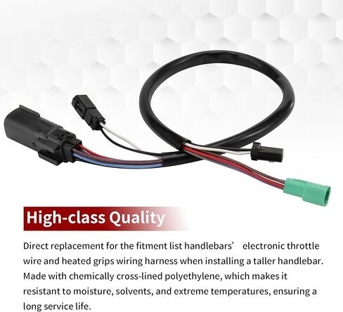 43 "Street Electra Road Glide King Extended Throttle by Wire (TBW) مع سلك قبضة ساخنة استبدال لنماذج جولة هارلي 2008-2013 in Kuwait