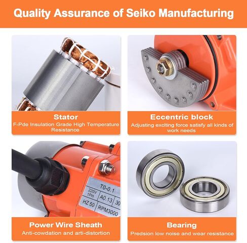 Small Concrete Vibrator Industrial Vibration Motor Single Phase 60W AC 110V 3600Rpm Aluminum Alloy Vibrating Vibrators for Sand Shaker Table in Saudi Arabia