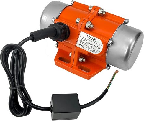 Small Concrete Vibrator Industrial Vibration Motor Single Phase 60W AC 110V 3600Rpm Aluminum Alloy Vibrating Vibrators for Sand Shaker Table in Saudi Arabia