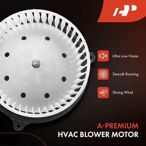 A-Premium HVAC Heater Blower Motor and Resistor Assembly Compatible with Nissan Vehicles - Titan 2004-2015, Armada 2005-2007 - Front, with Fan Cage, Replace# 271505Z000, 31558012100, 2-PC Set in Saudi Arabia