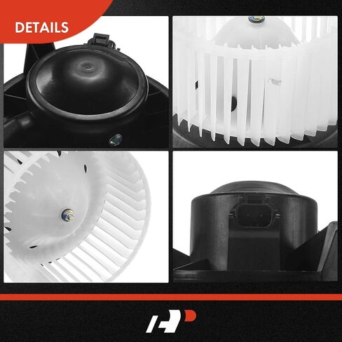 A-Premium HVAC Heater Blower Motor and Resistor Assembly Compatible with Nissan Vehicles - Titan 2004-2015, Armada 2005-2007 - Front, with Fan Cage, Replace# 271505Z000, 31558012100, 2-PC Set in Saudi Arabia