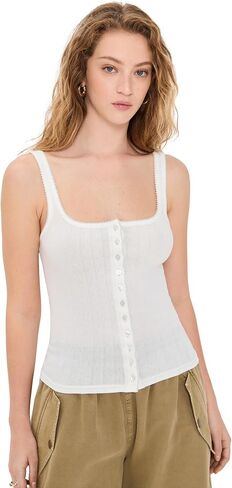 لعبة Free People Women's End Game Pointelle Tank in Kuwait