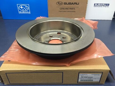 سوبارو 2009-2015 WRX Forester Impreza Legacy Brzrear Brake Rotor - 26700FG000 - أصلي OEM in Kuwait