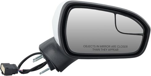 Right Passenger Side Mirror Assembly Compatible with Ford Fusion 2016-2020 Mirrors with Power Manual Folding White 3Pins in Saudi Arabia