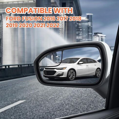 Right Passenger Side Mirror Assembly Compatible with Ford Fusion 2016-2020 Mirrors with Power Manual Folding White 3Pins in Saudi Arabia