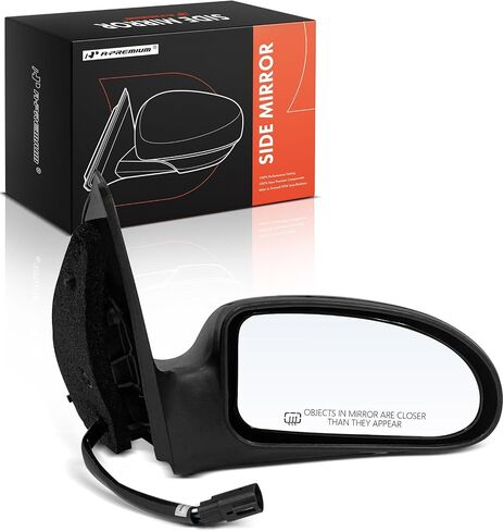 A-Premium Passenger Side Power Door Mirror - Compatible with Ford Focus 2003-2007 - Heated, Non-Folding, Black Outside Rear View Mirror - Replace# 6S4Z17682CA in Saudi Arabia