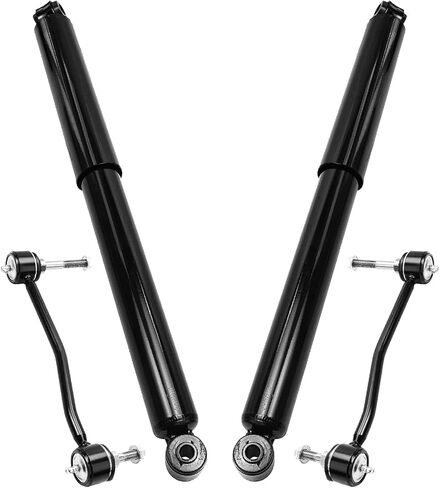 Detroit Axle-4WD Front Shocks Kit for 2000-2004 Ford F-250 F-350 F-450 F-550 Super Duty 2 Assorbers Assolbly 2 Sway Bar Links 2001 2002 2003 Replacement-4pc set in Saudi Arabia